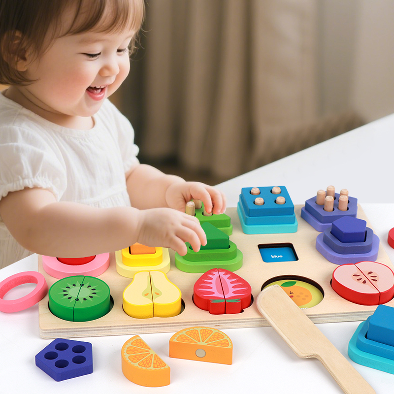 Fishing Equipment For Kids - Wooden Multifunctional Toys for Infants and