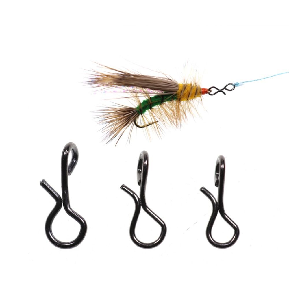 Fishing Equipment Hook - 50pcs/bag Fly Fishing Snap Quick Change