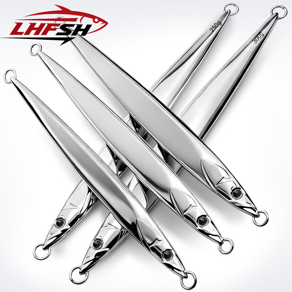 Saltwater Fishing Hook - LHFSH 180g-300g Metal Jigging Lures Fishing