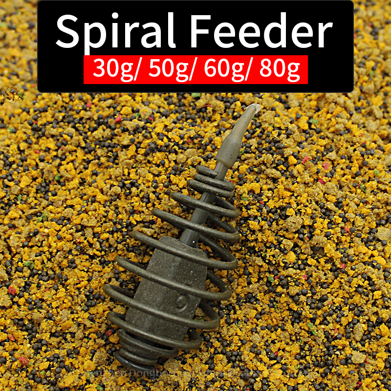 Fishing Equipment Wholesale - 1PC Carp Fishing Accessories Spiral Feeder