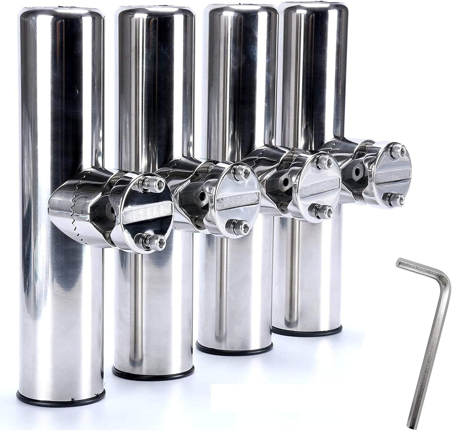 Stainless Clamp Rod Holder Ste - مراجعة Rod Holder Fishing وسعره