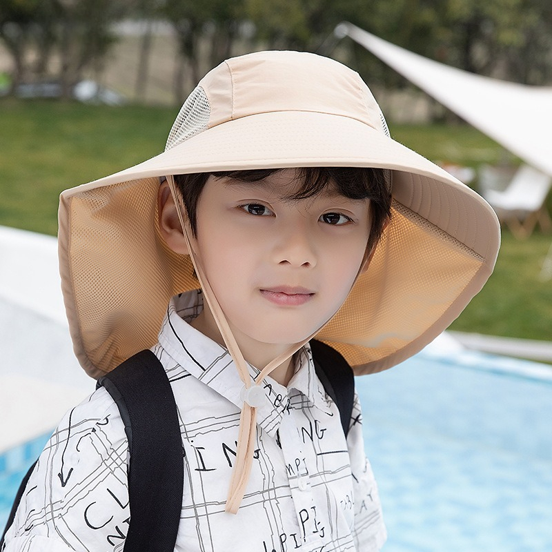 Kids Sun Hat with Neck Flap UV - مراجعة Fishing Equipment For Kids وسعره