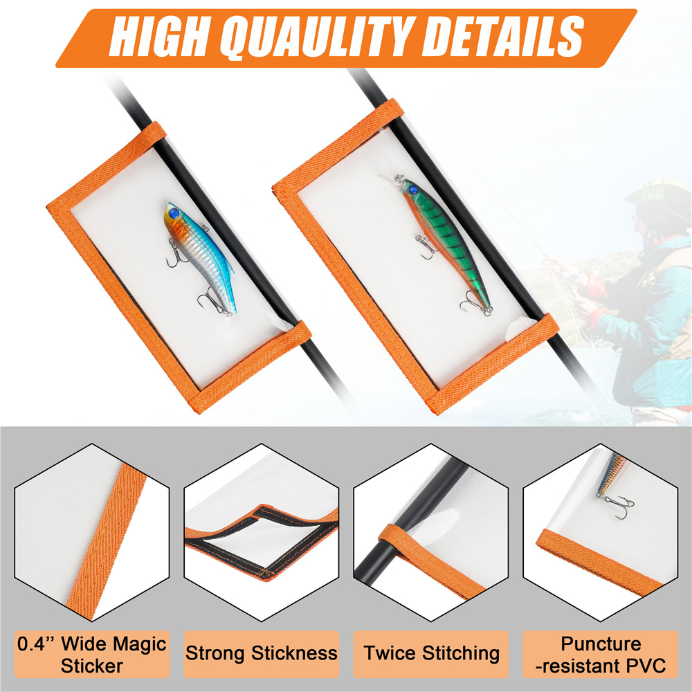 4Pcs Fishing Lure Wraps Durabl - مراجعة Saltwater Fishing Hook وسعره