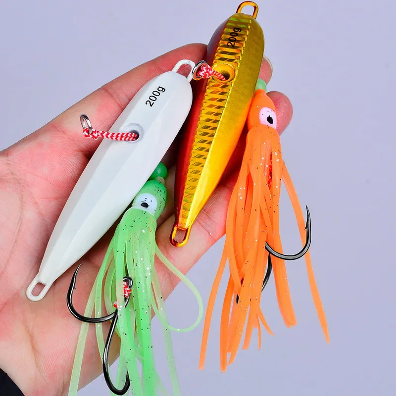 1Pcs Inchiku Jig Lures 40g-200 - مراجعة Saltwater Fishing Hook وسعره