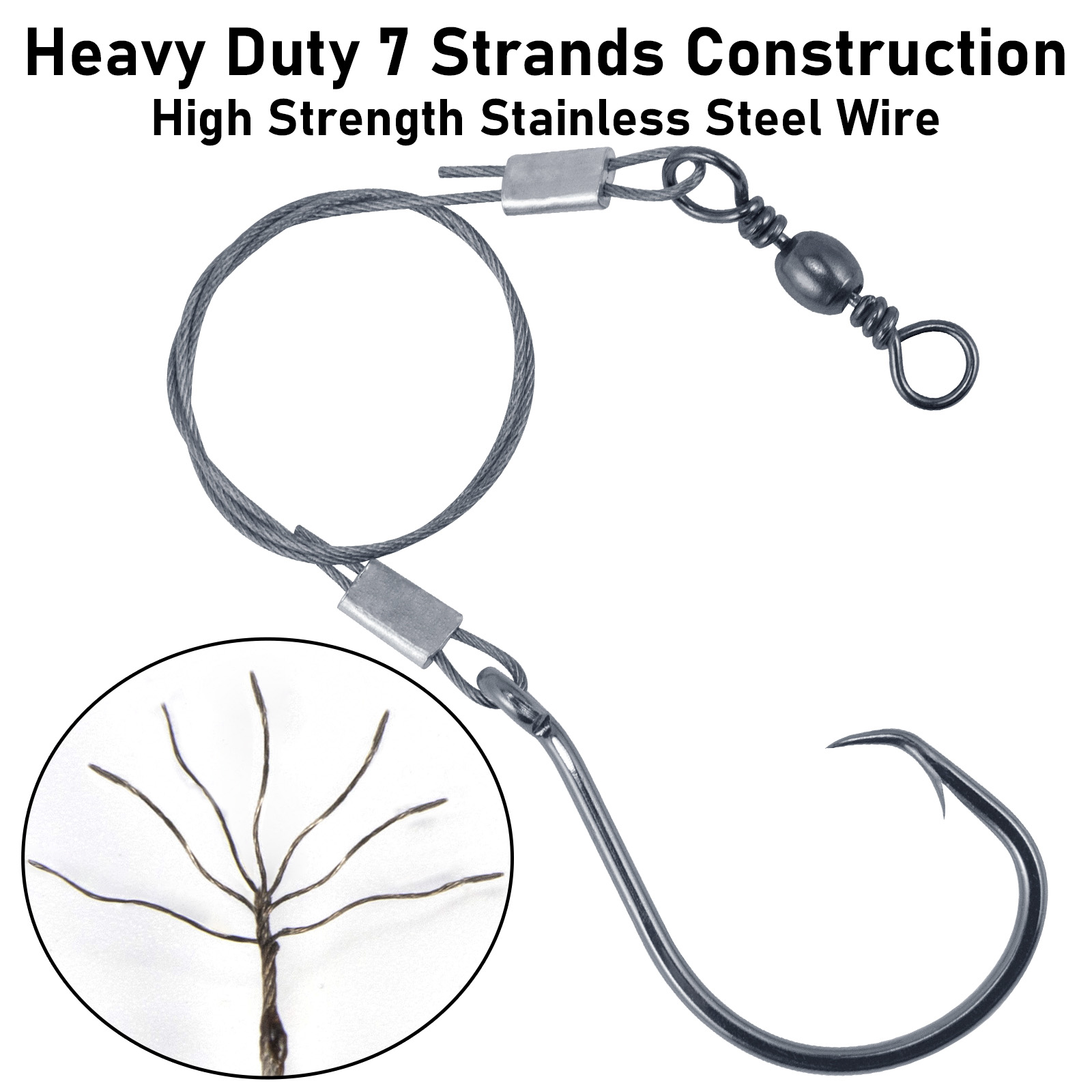 5pcs Surf Fishing Rig with 1/0 - مراجعة Snell Fishing Rig وسعره
