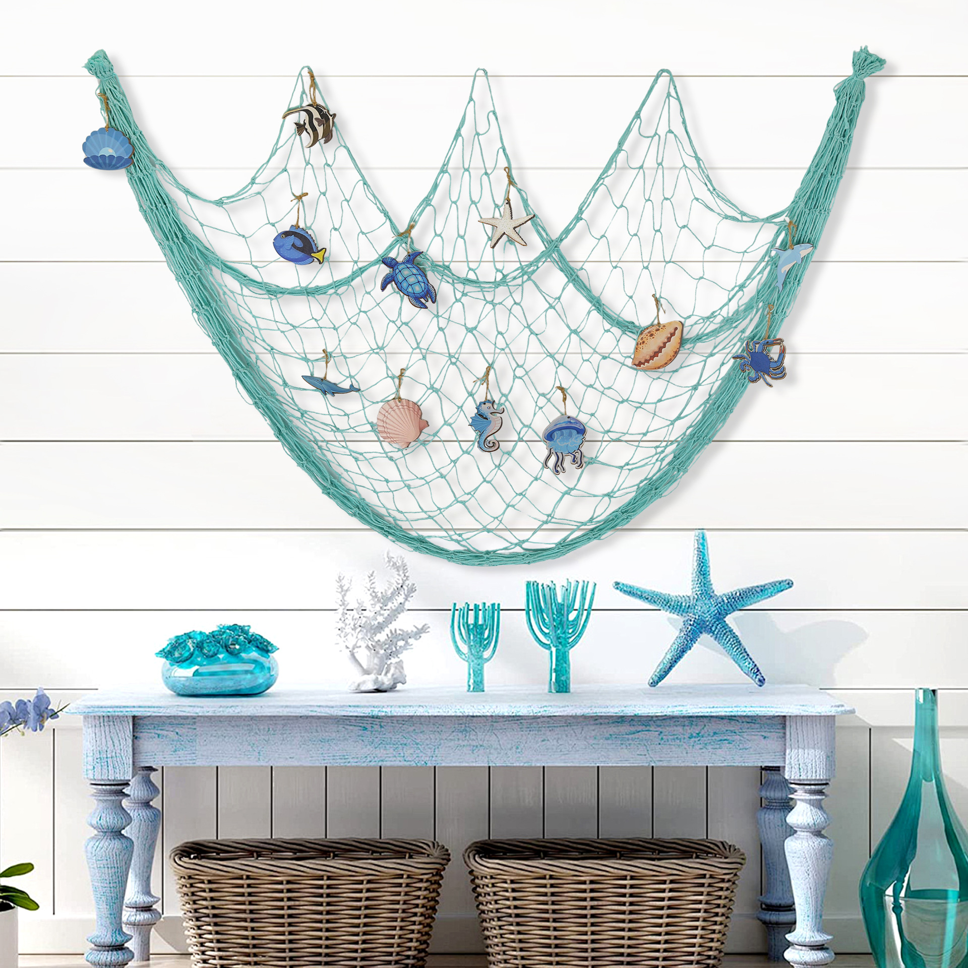Decorative Fishing Net, Medite - مراجعة Baitcasting Reel وسعره
