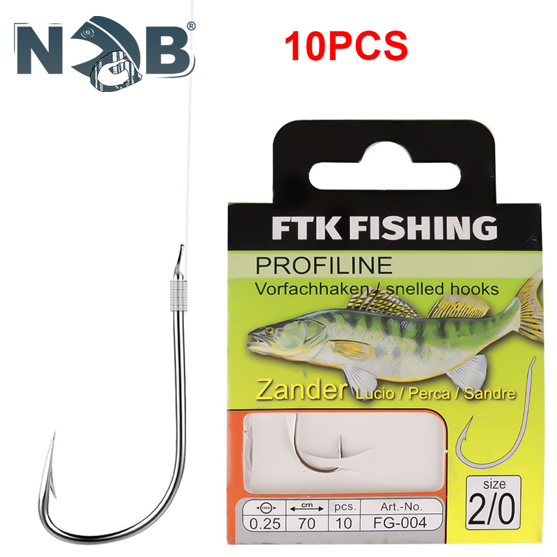 FTK 10PCS/pack 70cm Pre-Tied F - مراجعة Snell Fishing Rig وسعره