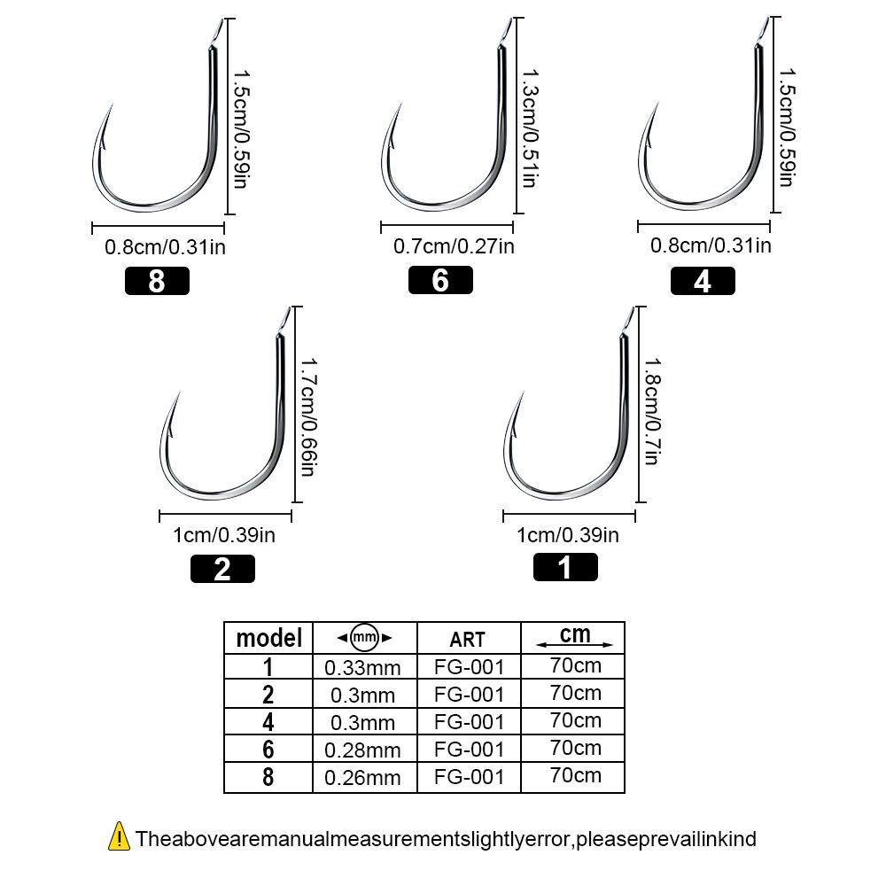 FTK 10PCS/pack 70cm Pre-Tied F - مراجعة Snell Fishing Rig وسعره