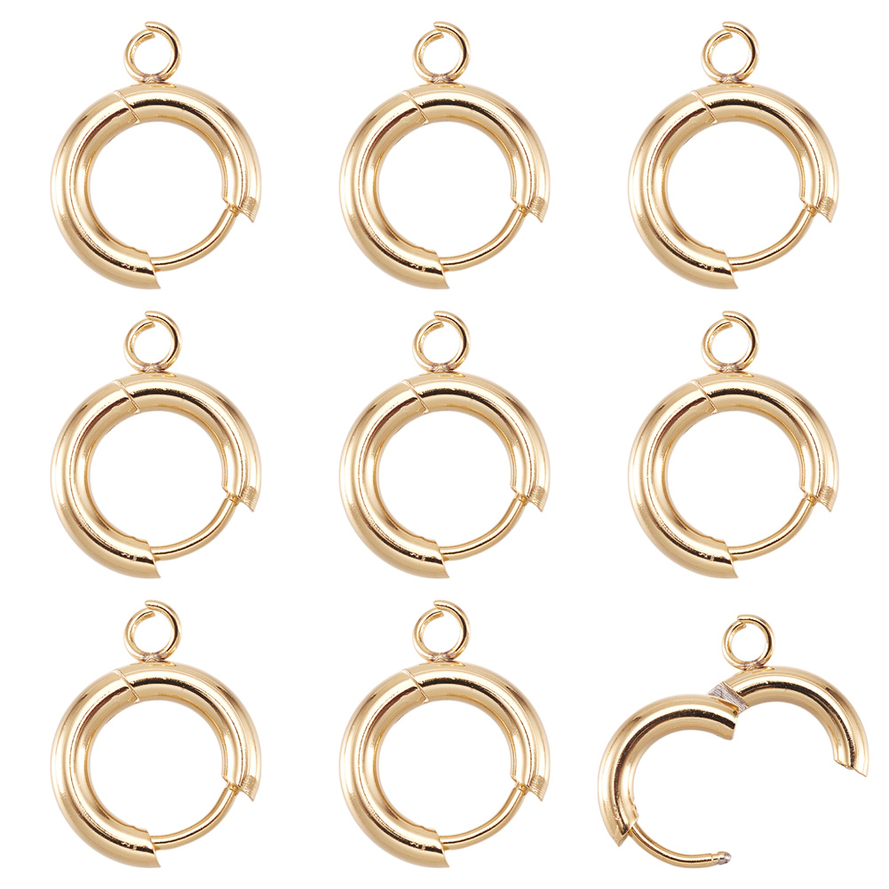 10pcs 201 Stainless Steel Hugg - مراجعة Circle Hook Set وسعره