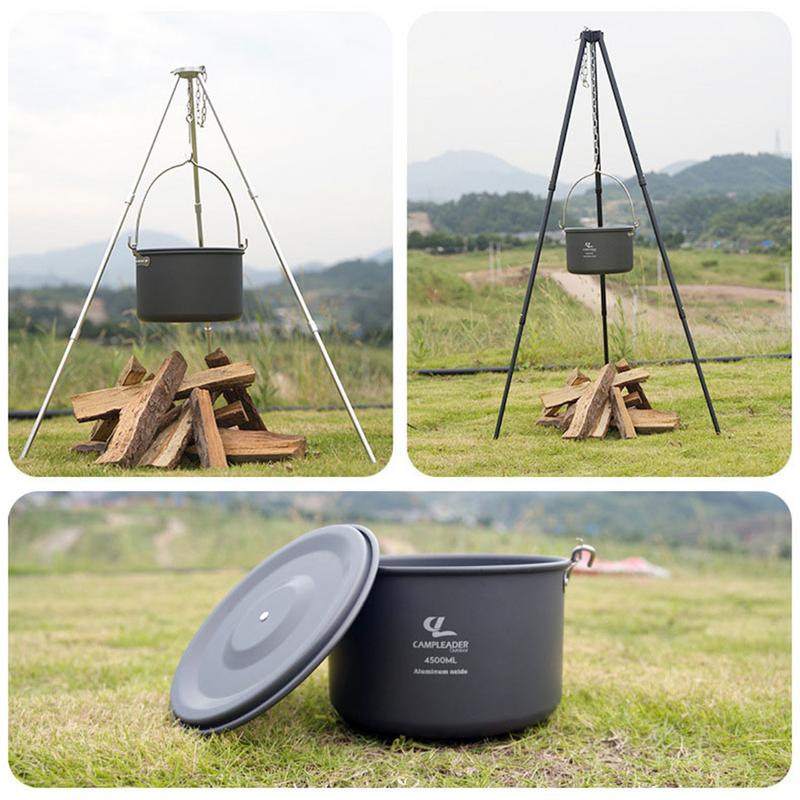 4.5L Camping Hanging Pot Cookw - مراجعة Fishing Equipment Kitchener وسعره