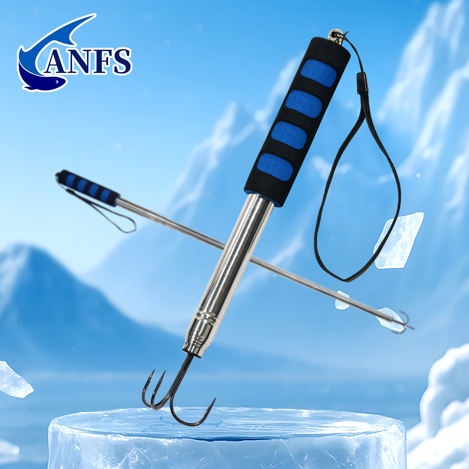 ANFS 1pcTelescopic Fishing Gaf - مراجعة Saltwater Fishing Hook وسعره