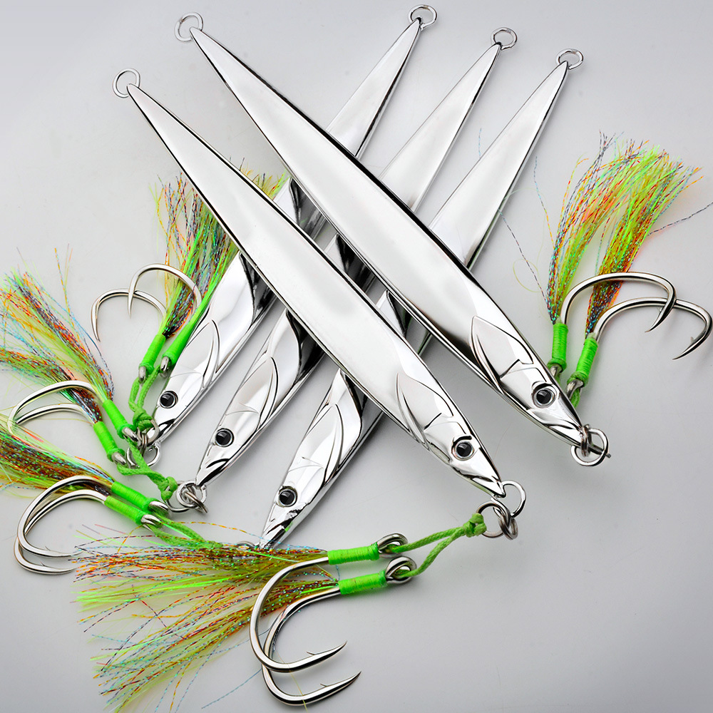 LHFSH 180g-300g Metal Jigging  - مراجعة Saltwater Fishing Hook وسعره