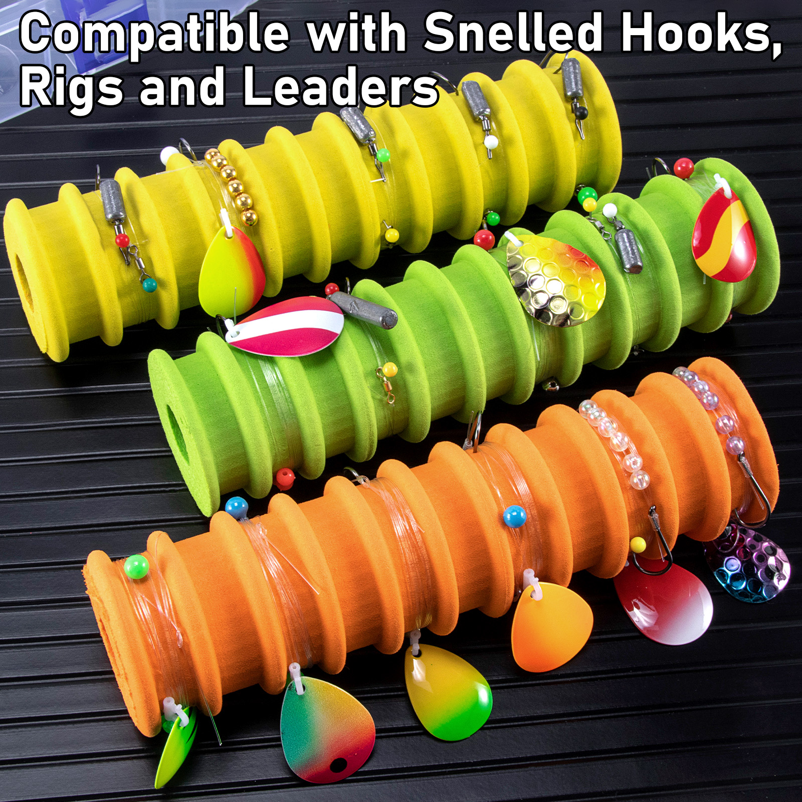 3pcs EVA Foam Spool Winding Li - مراجعة Snell Fishing Rig وسعره