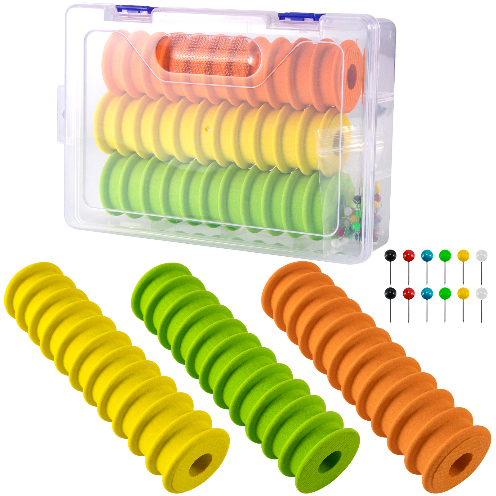 3pcs EVA Foam Spool Winding Li - مراجعة Snell Fishing Rig وسعره