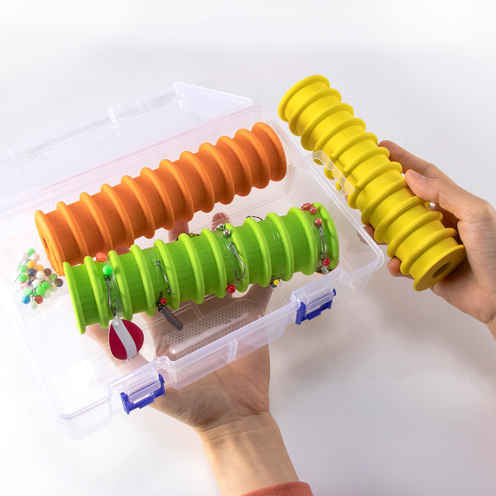 3pcs EVA Foam Spool Winding Li - مراجعة Snell Fishing Rig وسعره