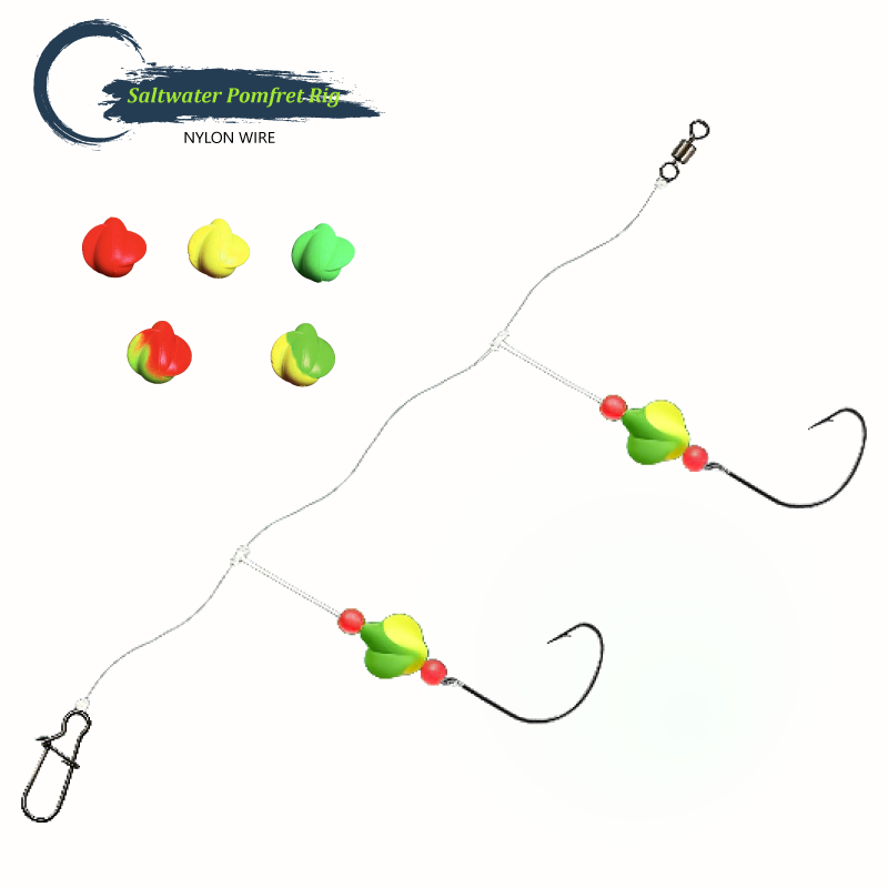 3/6Pcs Pompano Rigs Snell Floa - مراجعة Snell Fishing Rig وسعره