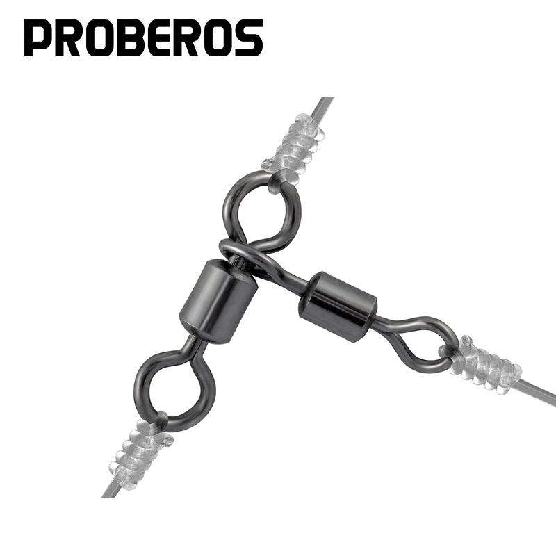 PRO BEROS 50Pcs 3 Way Swivels  - مراجعة Saltwater Fishing Hook وسعره