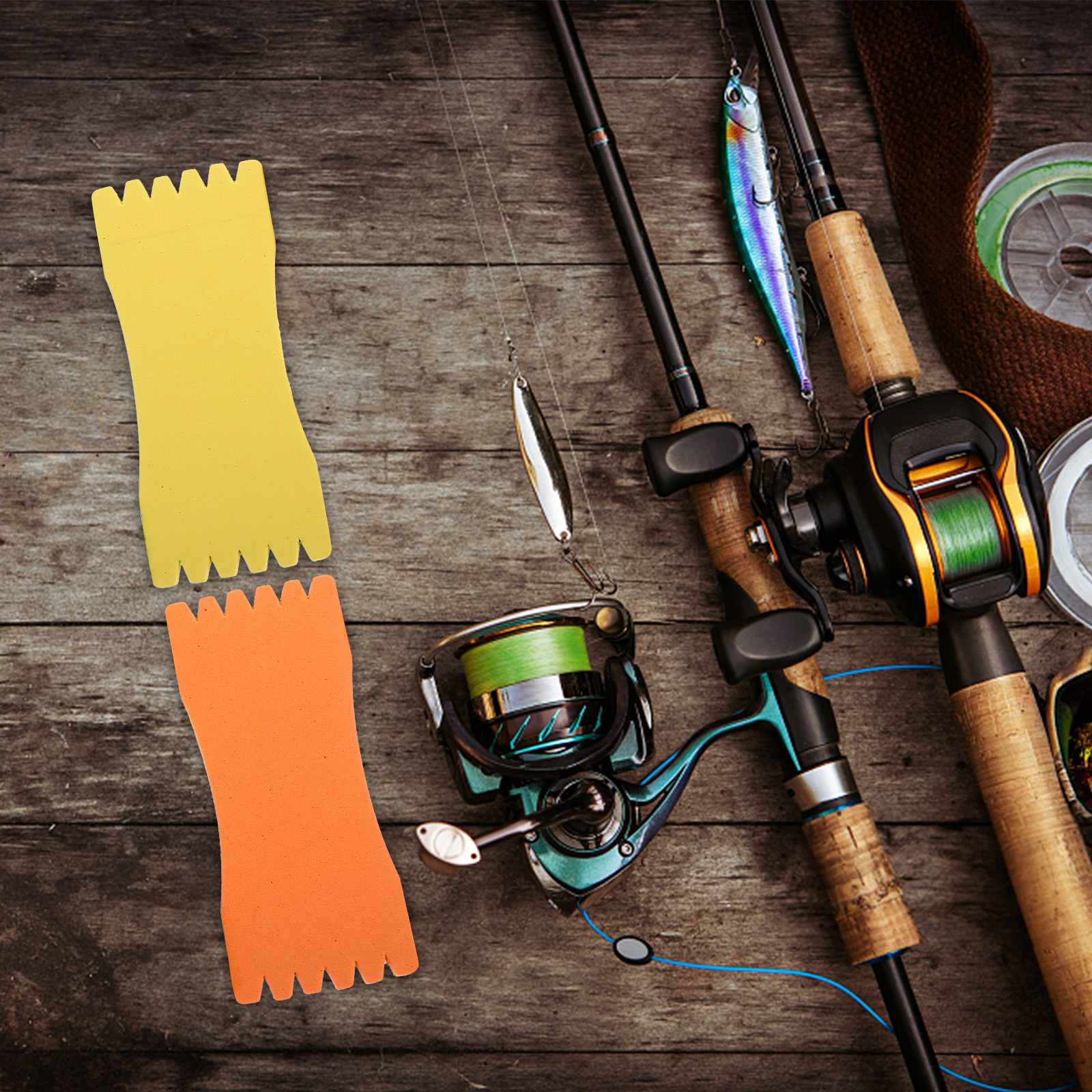 10Pcs Foam Fishing Line Boards - مراجعة Snell Fishing Rig وسعره