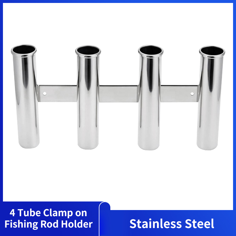 Stainless Steel 4 Tubes Rod ho - مراجعة Rod Holder Fishing وسعره