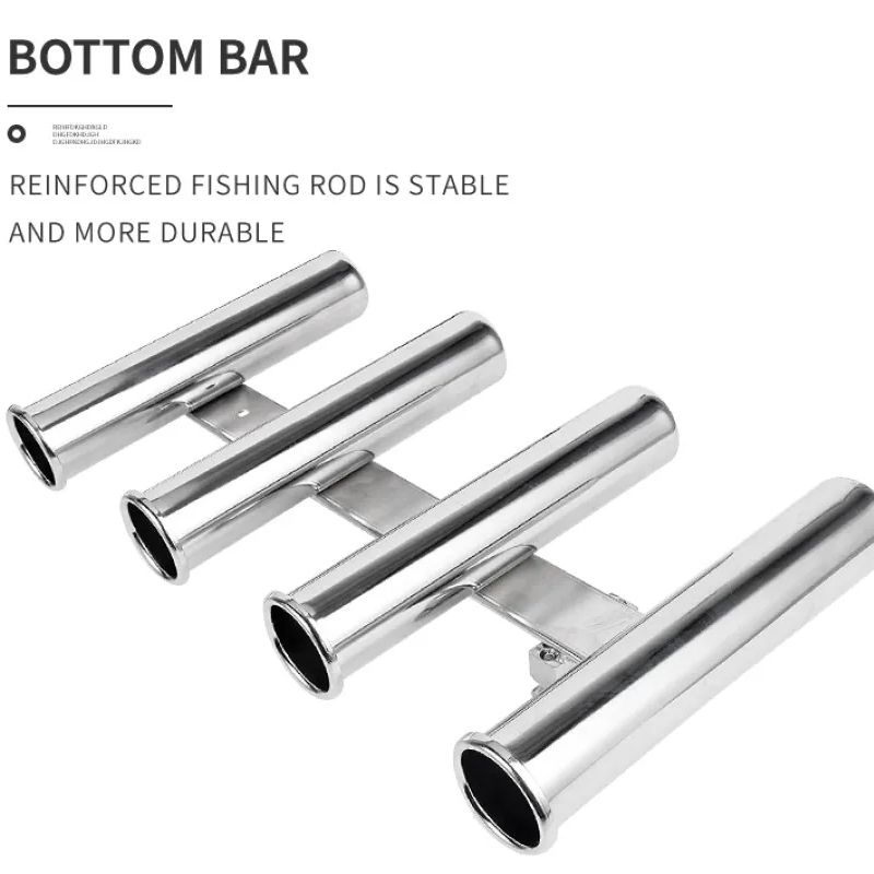 Stainless Steel 4 Tubes Rod ho - مراجعة Rod Holder Fishing وسعره