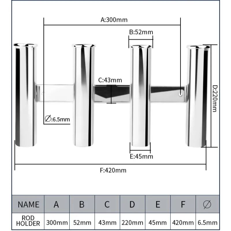 Stainless Steel 4 Tubes Rod ho - مراجعة Rod Holder Fishing وسعره