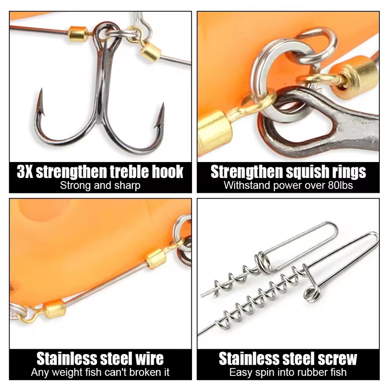 Fishing Hook Rigs Steel Leader - مراجعة Saltwater Fishing Hook وسعره