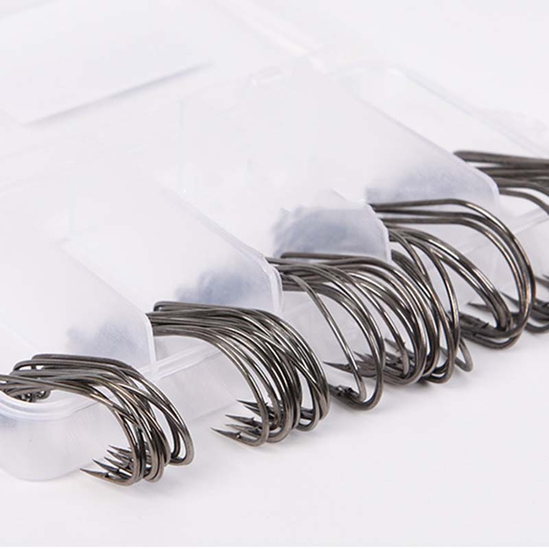 50Pcs/Box High Carbon Steel Fi - مراجعة Fishing Equipment Hook وسعره