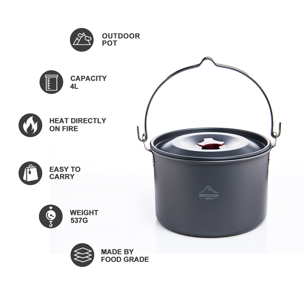 Widesea 4L Camping Hanging Pot - مراجعة Fishing Equipment Kitchener وسعره