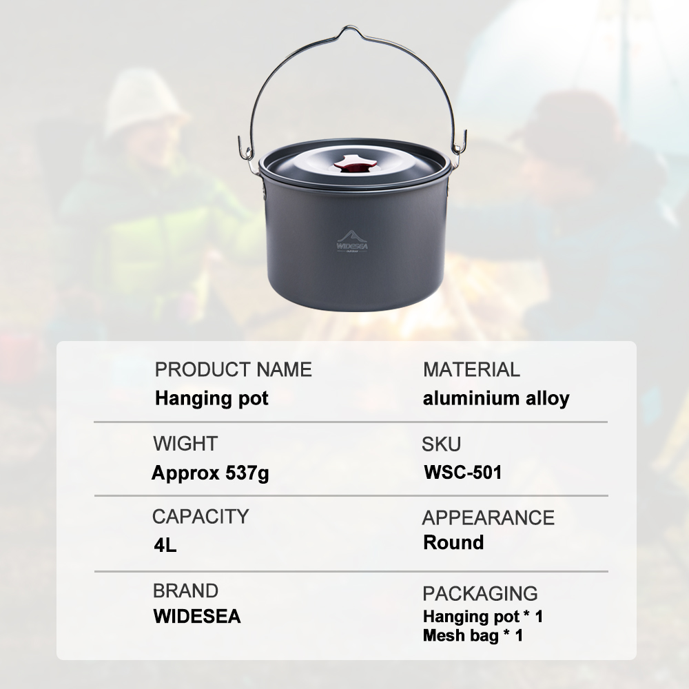 Widesea 4L Camping Hanging Pot - مراجعة Fishing Equipment Kitchener وسعره