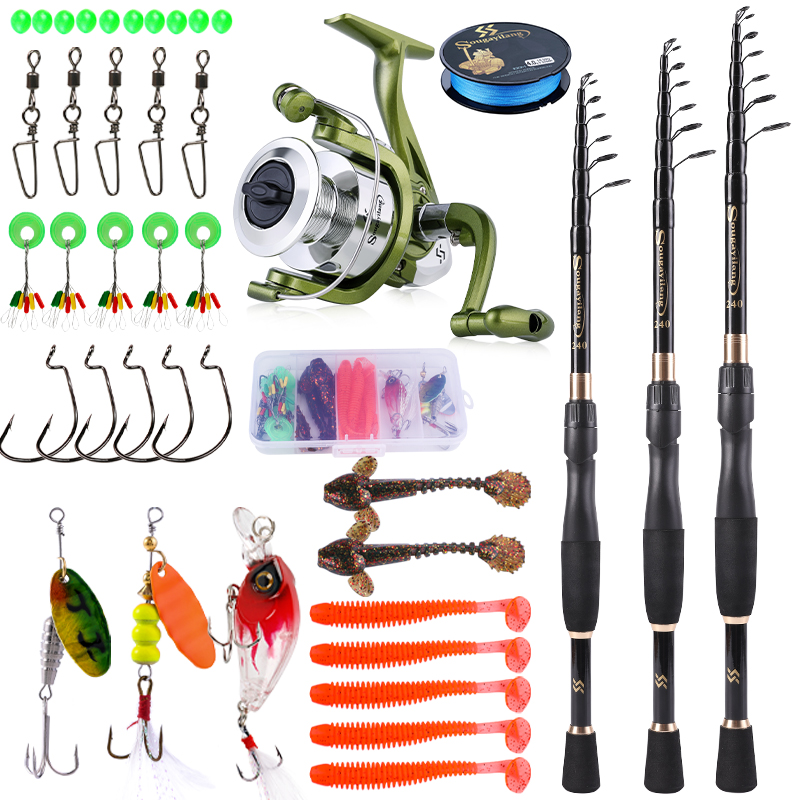 Sougayilang Telescopic Fishing - مراجعة Fishing Equipment For Kids وسعره