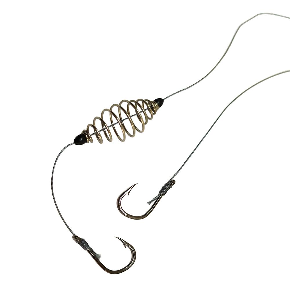5-pieces Carp Hook Snelled Bai - مراجعة Snell Fishing Rig وسعره
