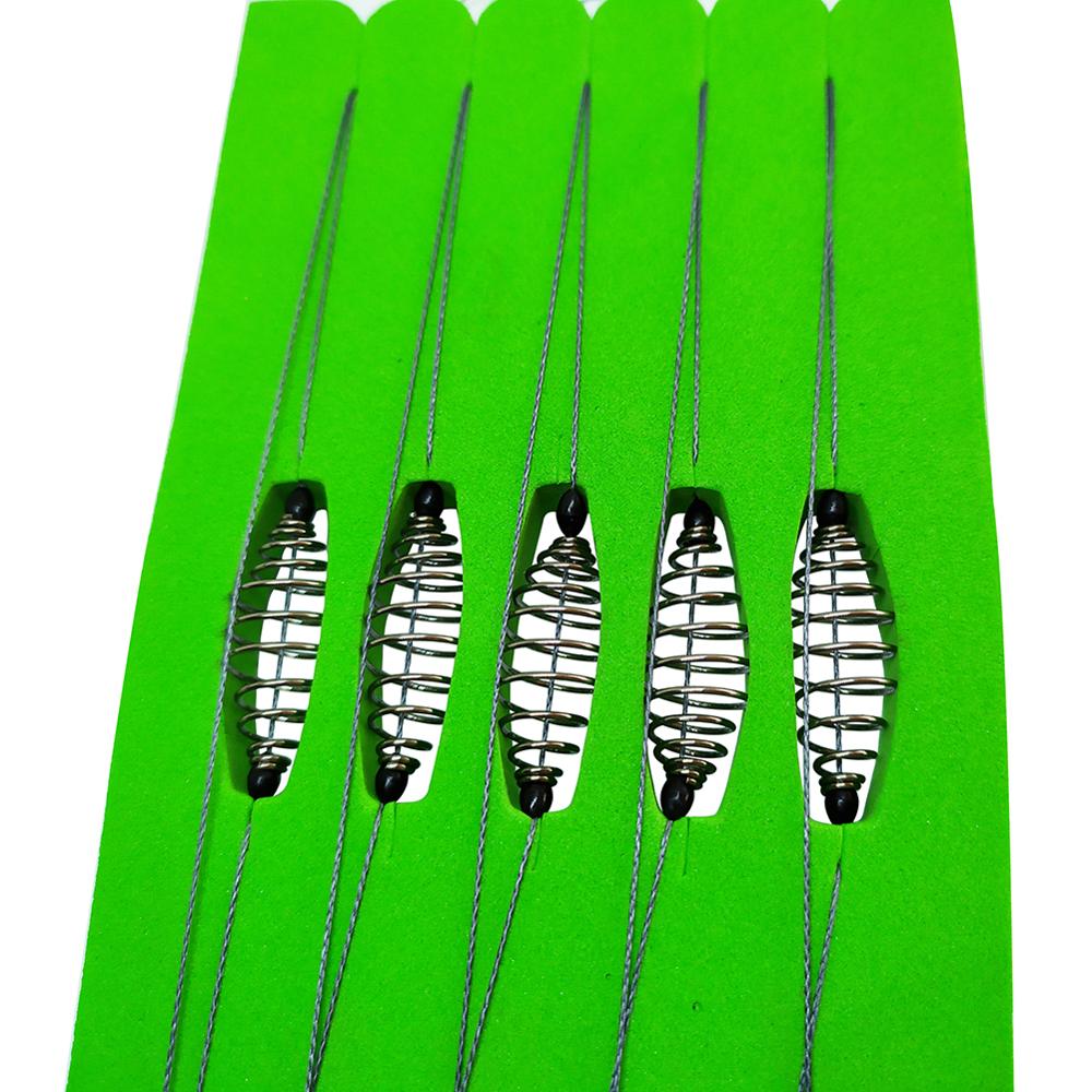 5-pieces Carp Hook Snelled Bai - مراجعة Snell Fishing Rig وسعره