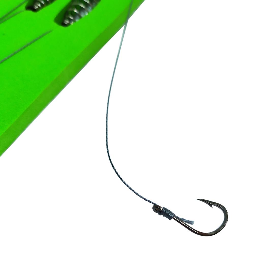 5-pieces Carp Hook Snelled Bai - مراجعة Snell Fishing Rig وسعره