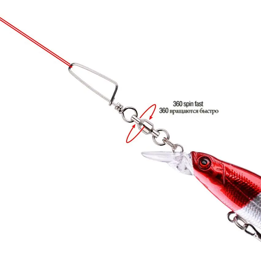 50pcs Fishing Ball Bearing Swi - مراجعة Fishing Equipment Hook وسعره