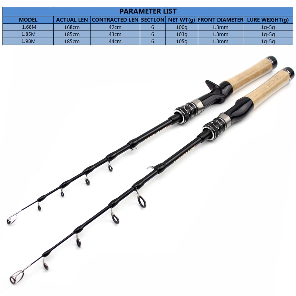 NEW 168cm 185cm 198cm ul power - مراجعة Fishing Equipment For Kids وسعره