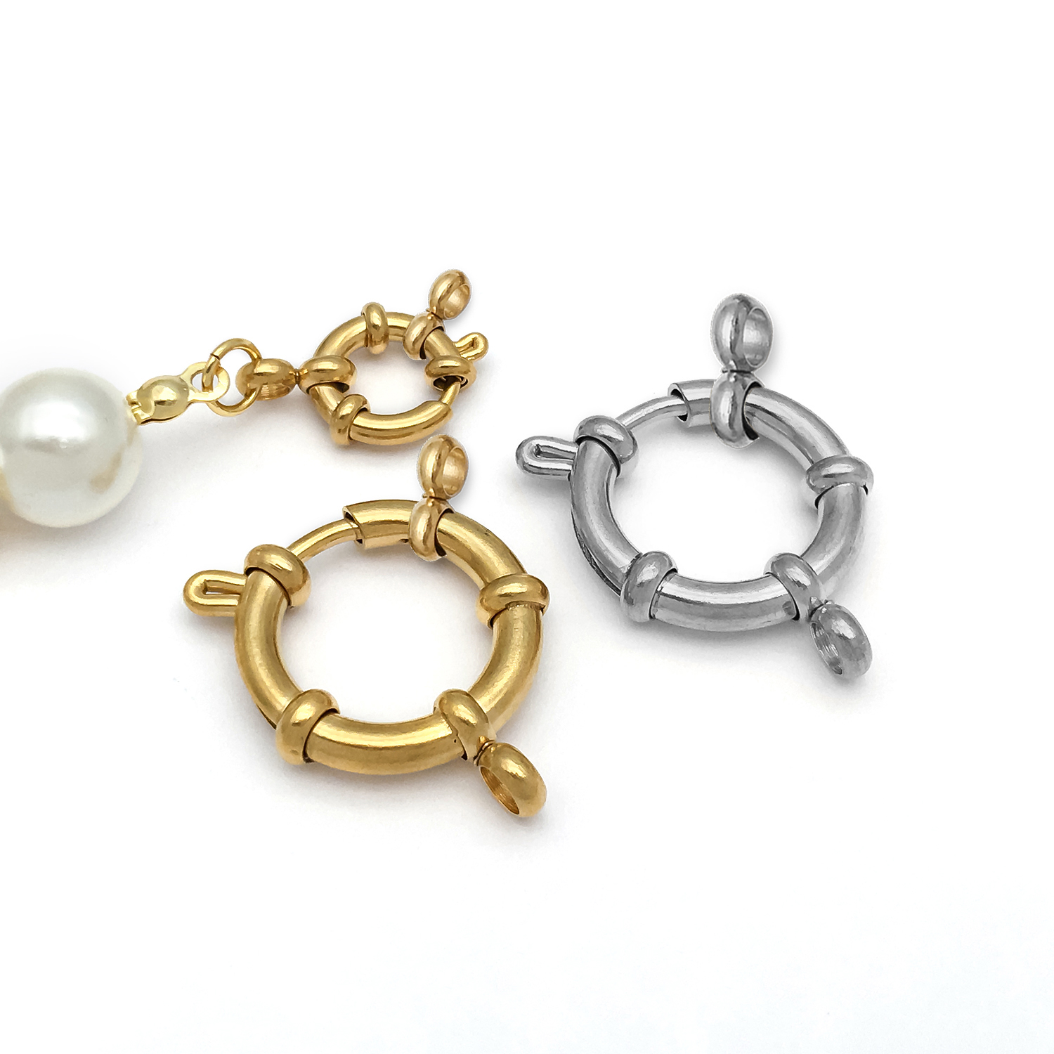 2pcs Stainless Steel Round Cla - مراجعة Circle Hook Set وسعره