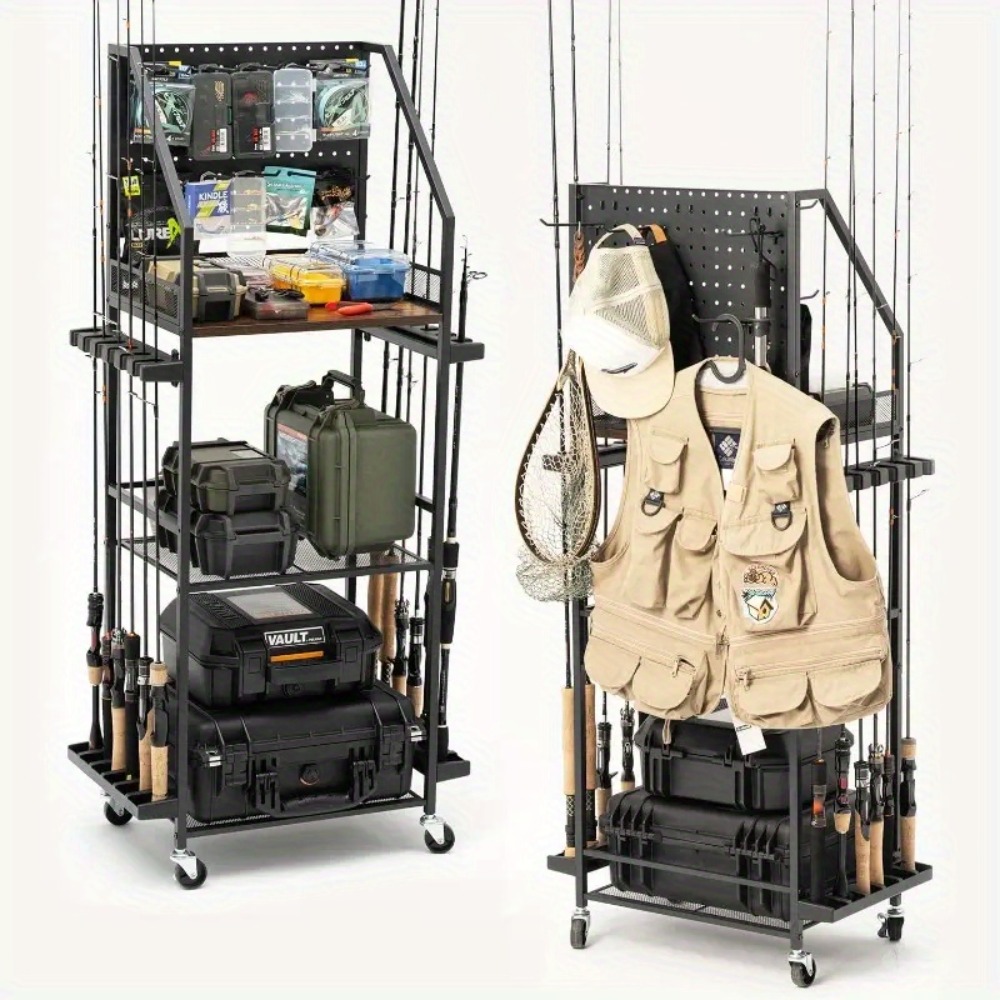 Fishing Rod Holders for Garage - مراجعة Fishing Equipment Carp وسعره