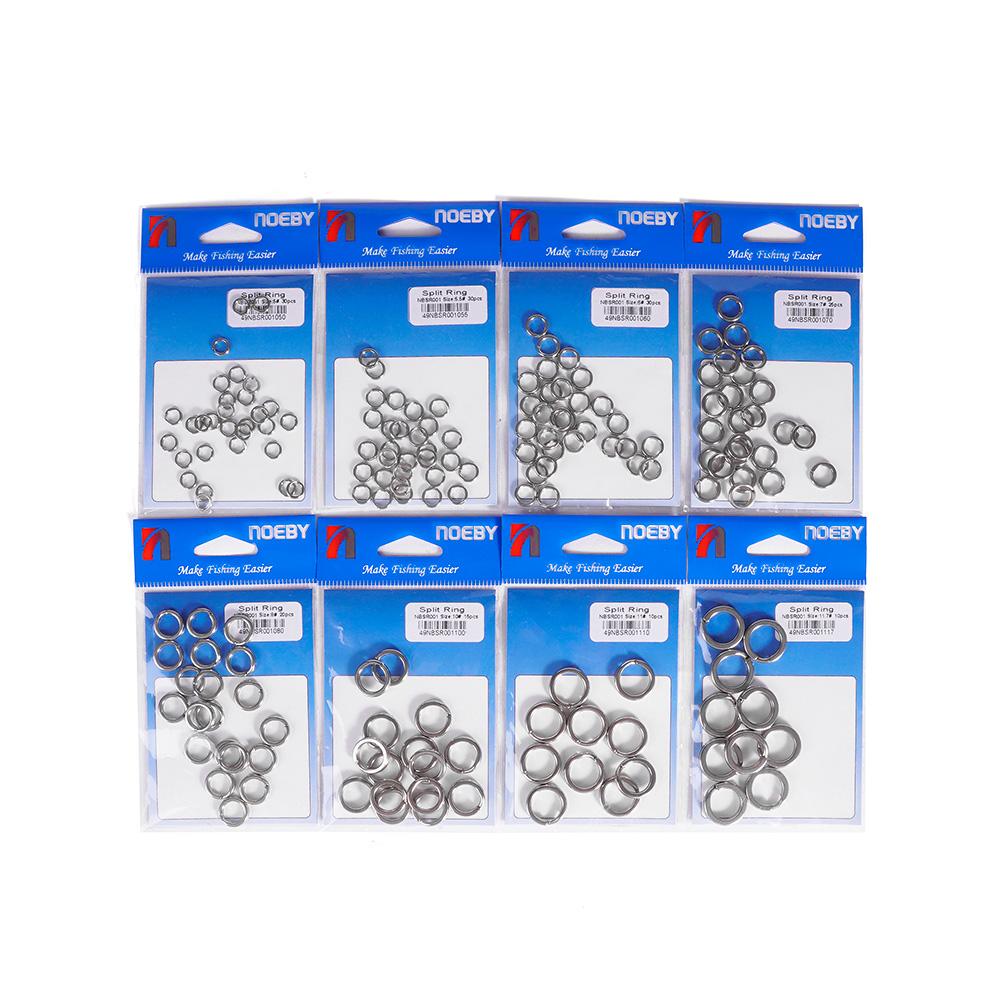 Noeby Stainless Steel Split Ri - مراجعة Fishing Equipment Hook وسعره