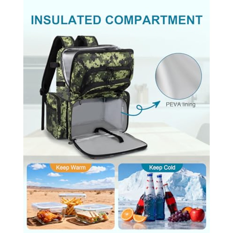 Fishing Backpack with Rod Hold - مراجعة Rod Holder Fishing وسعره