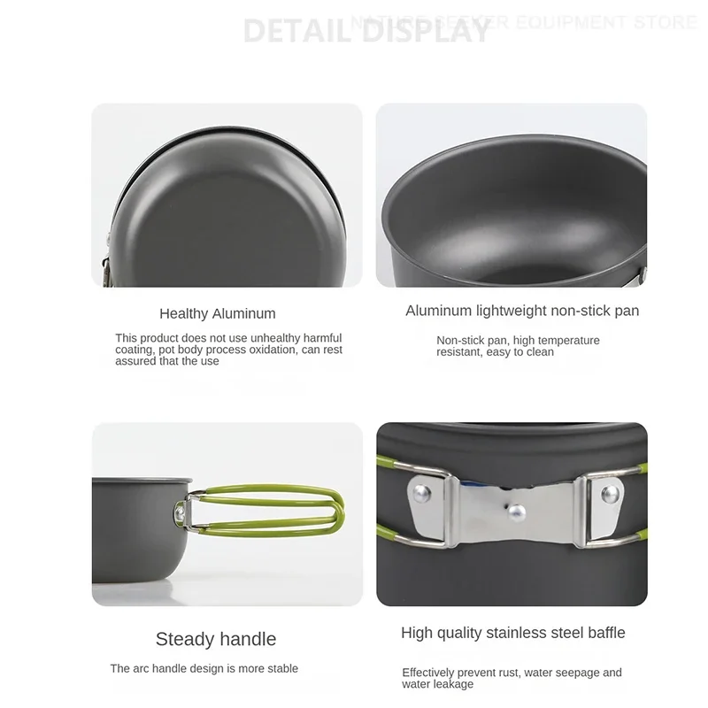 Camping Tableware Kit Outdoor  - مراجعة Fishing Equipment Kitchener وسعره