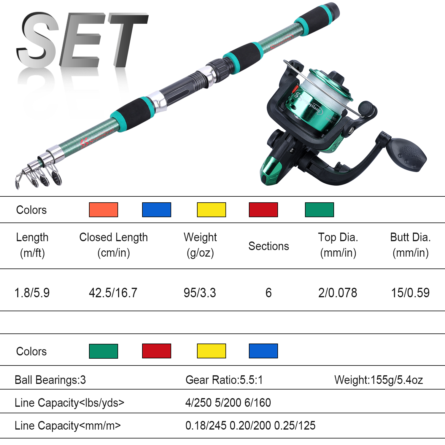 Sougayilang Kids Fishing Pole  - مراجعة Saltwater Fishing Hook وسعره
