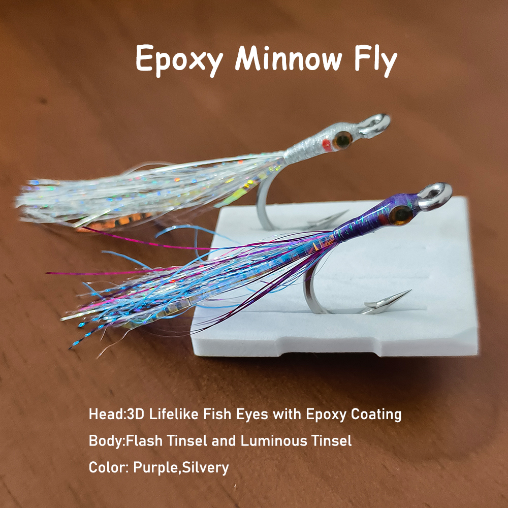 Saltwater Minnow Fly 4/0 Stain - مراجعة Saltwater Fishing Hook وسعره